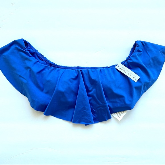 NWT Tina Turk Monaco Solid Swim Top - Picture 3 of 8